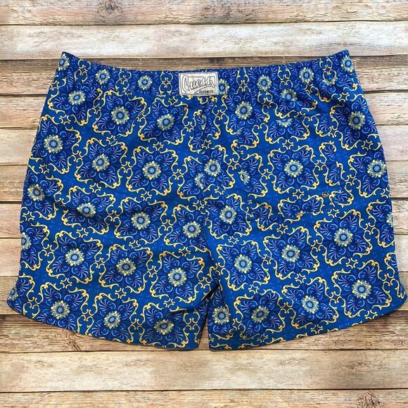 GUESS Men's Woven Mosaic Swim Trunks NWT XXL - Picture 3 of 5